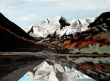 Load image into Gallery viewer, "Maroon Bells II" - Original Framed 18in x 24in Acrylic Painting