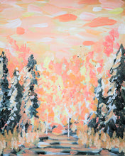 Load image into Gallery viewer, SOLD: "Aspen Road" 8in x 10in Original - Framed