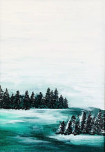 Load image into Gallery viewer, "Elevation" Set of 2: Original Mini Paintings - Framed