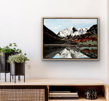 Load image into Gallery viewer, &quot;Maroon Bells II&quot; - Original Framed 18in x 24in Acrylic Painting
