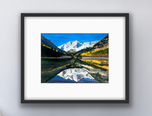 Load image into Gallery viewer, &quot;Maroon Bells I&quot; Original 9in x 12in Framed Painting

