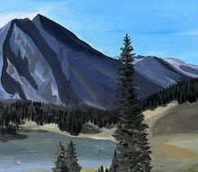 Load image into Gallery viewer, &quot;Peak&quot; - Original Framed 16in x 20in Acrylic Painting
