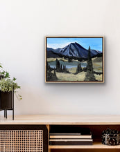 Load image into Gallery viewer, &quot;Peak&quot; - Original Framed 16in x 20in Acrylic Painting
