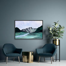 Load image into Gallery viewer, &quot;Evergreen&quot; 24in x 36in Original Acrylic Mountain Painting - Framed
