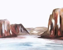 Load image into Gallery viewer, &quot;Lake Powell&quot;: Original Acrylic Painting- Framed
