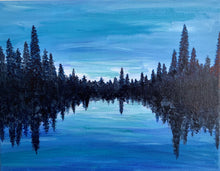 Load image into Gallery viewer, &quot;Reflection&quot; Fine Art Print - Pine Trees
